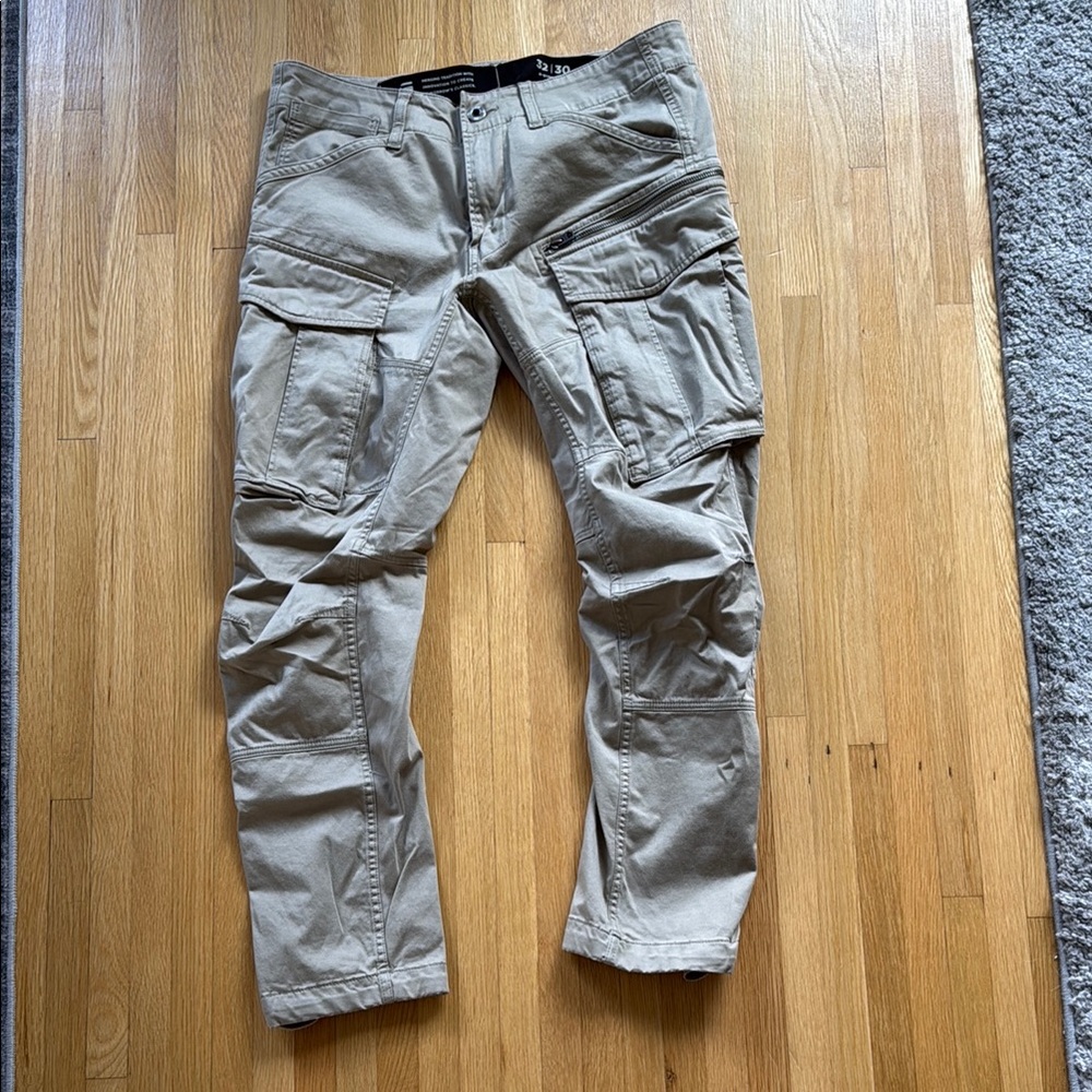 G Star Rovic Zip 3D Men's Cargo Pants in Khaki